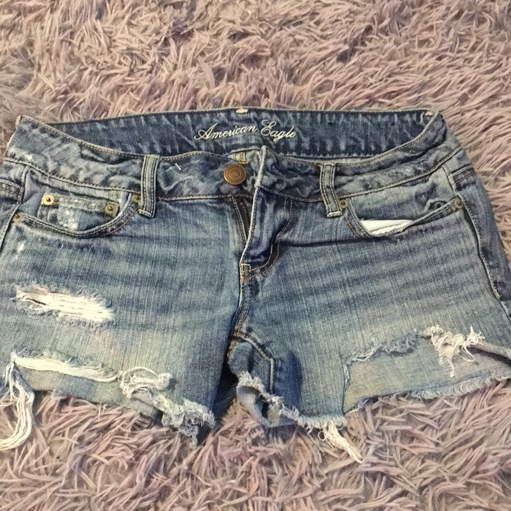American eagle ripped shorts